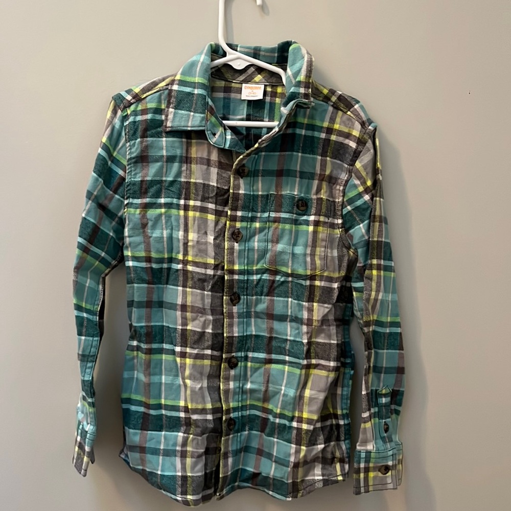 Gymboree Boy Button Down Flannel Shirt